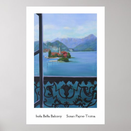 Poster Balcon Isola Bella (Devant)