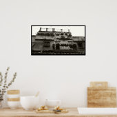 Poster Balcons Ponte Vecchio (Cuisine)