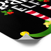 Poster Bald Christmas Elf Matching Pajama X-mas Party  (Coin)