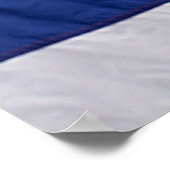 Poster Bald Eagle avec le drapeau américain (Coin)