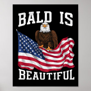 Poster Bald Eagle Bald Est Belle 4 juillet Indépendant