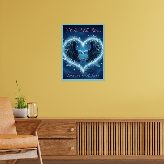 Poster Bald Eagle Heart Complete Unity Centerpiece (Woonkamer 2)