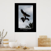 Poster BALD EAGLE LEADERSHIP Motivational Photo Imprimer (Cuisine)