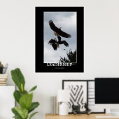 Poster BALD EAGLE LEADERSHIP Motivational Photo Imprimer (Bureau à domicile)