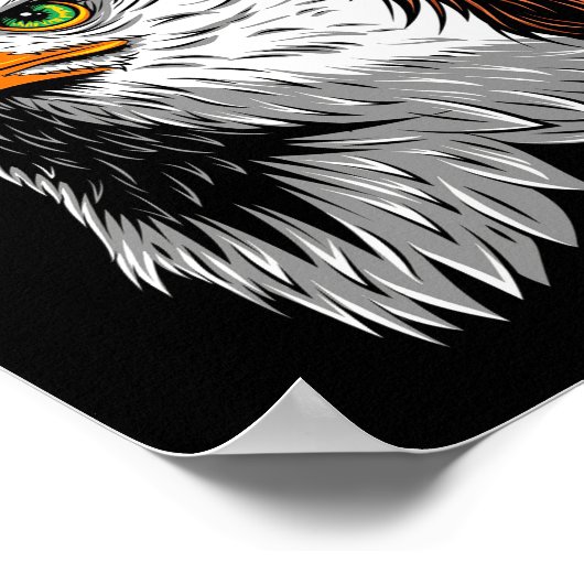 Poster Bald Eagle Mullet USA (Coin)