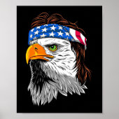 Poster Bald Eagle Mullet USA (Devant)
