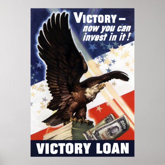 Poster Bald Eagle — Prêt de victoire (Devant)
