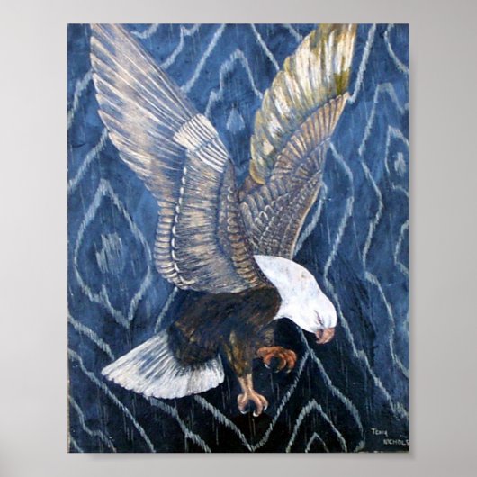 Poster Bald Eagle Scratch (Devant)