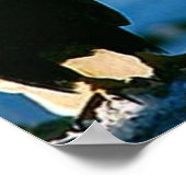 Poster Bald Eagle sur l'affiche du journal (Coin)