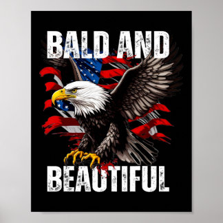 Poster Bald Et Belle Juillet 4 Jour de l'Indépendance Amé