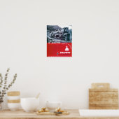 Poster Baldwin Locomotive Works Steam Turbine Locomotive. (Cuisine)