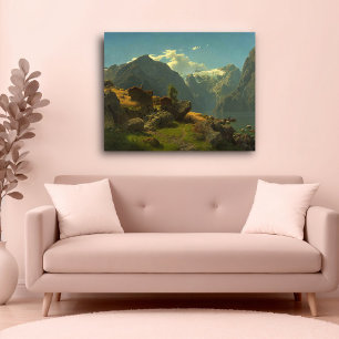 Poster Bale beach, Hans Fredrik Gude