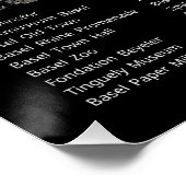 Poster Bâle, Suisse (Coin)