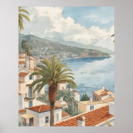 Poster Balearic Islands Vintage French Travel (Devant)