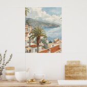 Poster Balearic Islands Vintage French Travel (Cuisine)