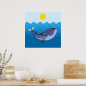 Poster Baleine (Cuisine)