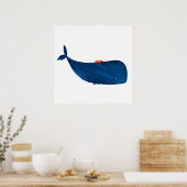 Poster Baleine (Cuisine)