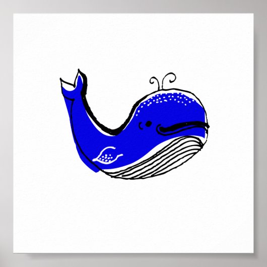 Poster baleine (Devant)