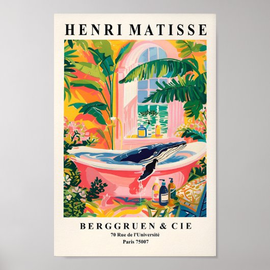 Poster Baleine À Baleine À Bois Poster, Plage Dopamine (Devant)