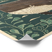 Poster Baleine Abstraite fauvisme (Coin)