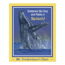 Baleine amusante Imprimer pour la classe Bordure j