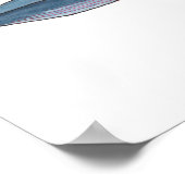 Poster Baleine bleue (Coin)