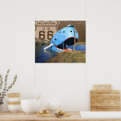 Poster Baleine bleue à Catoosa (Cuisine)