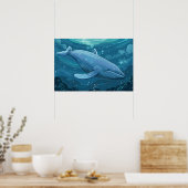 Poster Baleine bleue Petite (Cuisine)