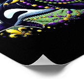 Poster Baleine de Mardi Gras Orca (Coin)