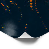 Poster Baleine en aborigène Dot Art Style (Coin)