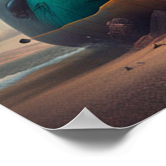 Poster Baleine étrange (Coin)