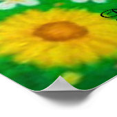 Poster Baleine & Fleurs (Coin)