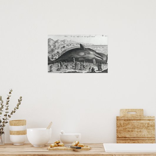 Poster Baleine morte (Cuisine)