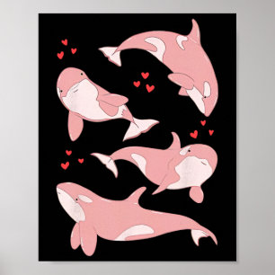 Poster Baleine orque mignonne biologiste marin animaux ma