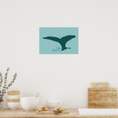 Poster Baleine pour murs (Cuisine)