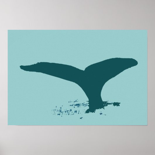 Poster Baleine pour murs (Devant)