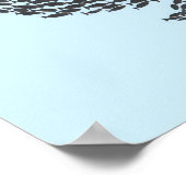 Poster Baleine Silhouette (Coin)