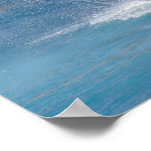 Poster Baleine tueuse sautant hors de l'eau (Coin)