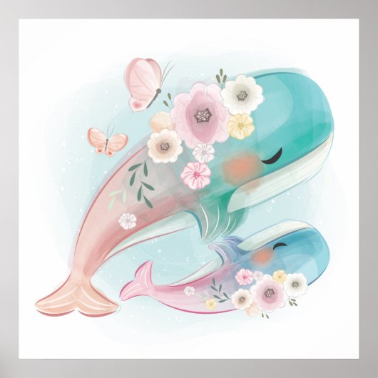 Poster baleines (Devant)