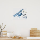 Poster Baleines (Cuisine)