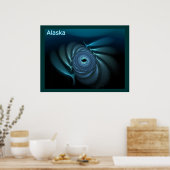 Poster Baleines à glace (Cuisine)