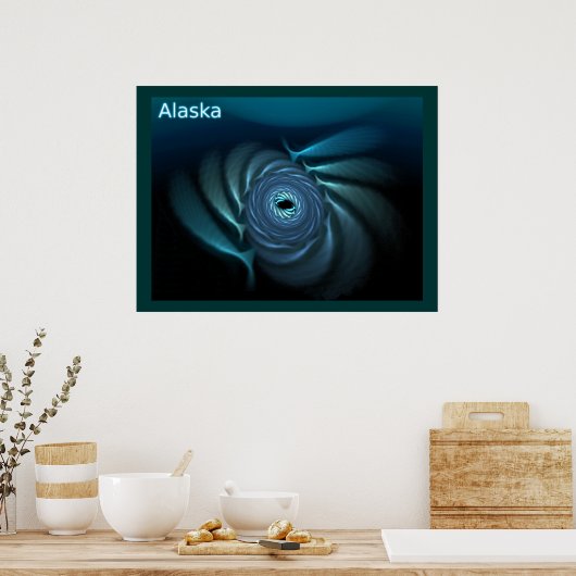 Poster Baleines à glace (Cuisine)