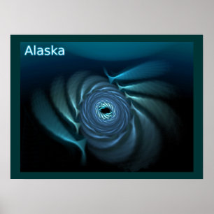 Poster Baleines à glace