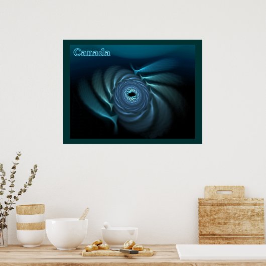 Poster Baleines à glace (Cuisine)