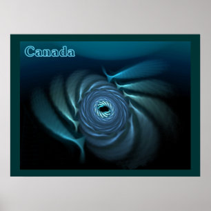 Poster Baleines à glace