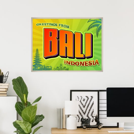 POSTER BALI (Bureau à domicile)