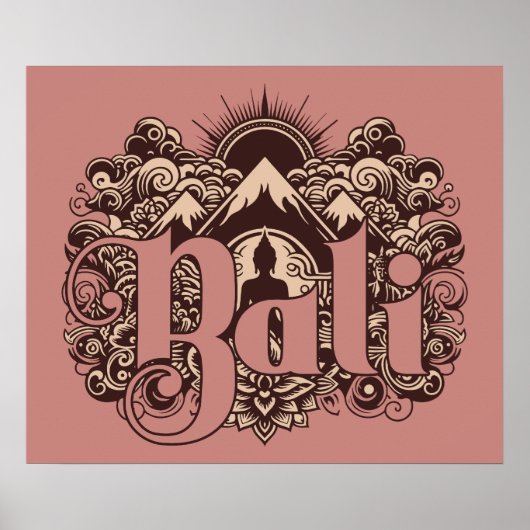 Poster Bali (Devant)