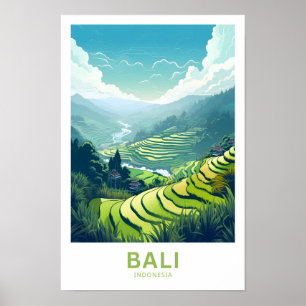 Poster Bali Indonésie Imprimer les voyages