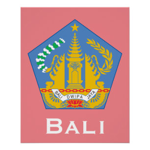 Poster Bali, Indonésie (Petites îles Sunda)