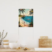 Poster Bali, Indonésie Vintage (Cuisine)